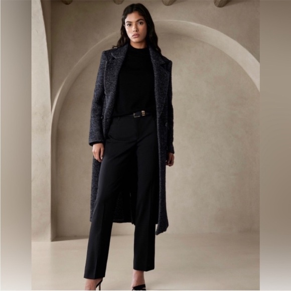 NWT! Banana Republic Black Siena Slim Wool Ankle Pant - Multiple Sizes🧡 - Picture 8 of 16